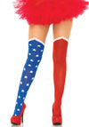 Superhelden Strumpfhose mit Overknee-Look | Leg Avenue