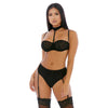 Dessous Set im reizvollen Leo-Look - Schwarz | Shots