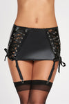 Eleganter Strumpfhaltergürtel mit Spitzendetails und Metallclips | 7Heaven