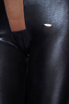 Elegantes Wetlook Catsuit mit Tüll-Einsätzen und Rückenverschluss | 7Heaven