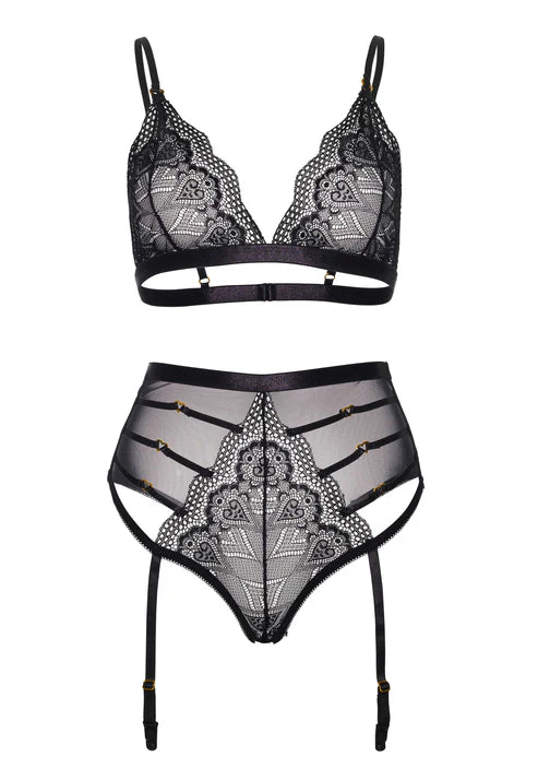 Spitzen BH-Set mit passendem Slip | Leg Avenue