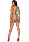 Regenbogen Neckholder Body - Sexy Einteiler in bunten Farben | Leg Avenue