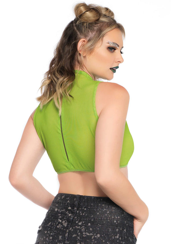 Kostüm - Alien-Netz-Crop-Top | Leg Avenue