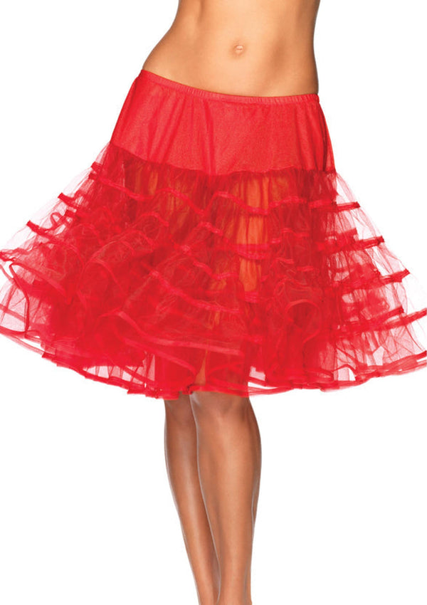 Roter voluminöser Tüllrock für atemberaubend magische Kostüm Stylings von Leg Avenue