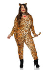 Catsuit mit Leopard-Print - Queen Size | Leg Avenue