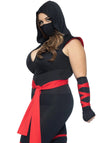 Kostüm - Schwarzer Ninja - Queen Size | Leg Avenue