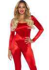 Kostüm - Roter Eleganter Spandex Catsuit | Leg Avenue
