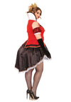 Kostüm - Herzdame Queen Size | Leg Avenue
