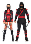 Schwarz rotes mörderisch sexy Kostüm Set mit aufregenden Cut Outs von Leg Avenue – Ansicht 4