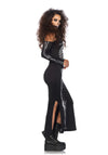 Kostüm - Skelettkleid mit Seitenschlitz | Leg Avenue