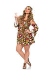 Kostüm - Hippie Kleid - Queen Size | Leg Avenue