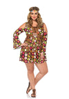 Kostüm - Hippie Kleid - Queen Size | Leg Avenue