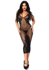 Nahtloses Netz- und Spitzenkleid | Leg Avenue