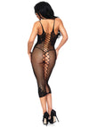 Nahtloses Netz- und Spitzenkleid | Leg Avenue