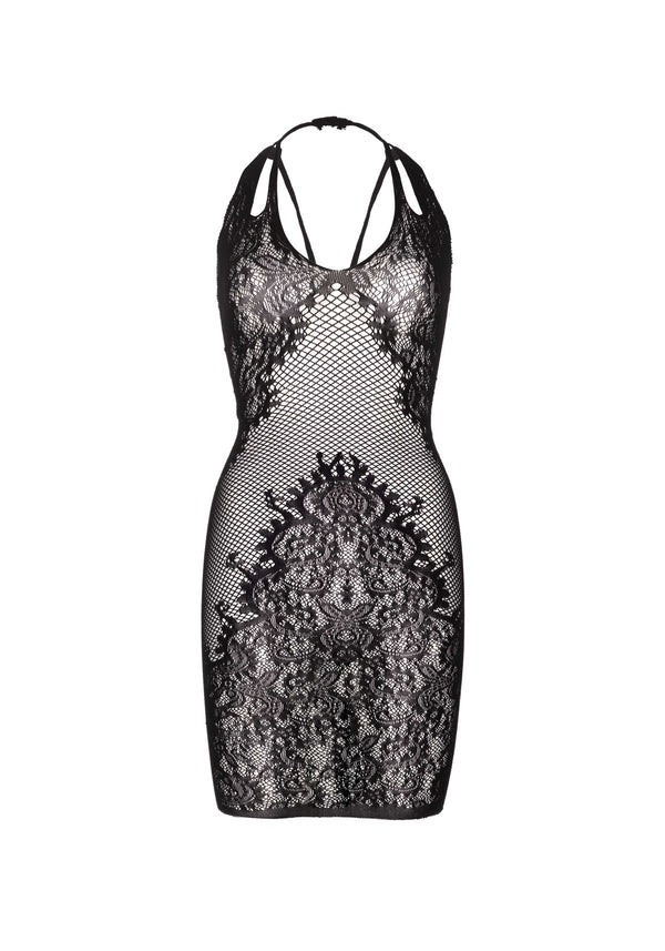 Nahtloses Netz- und Spitzenkleid | Leg Avenue