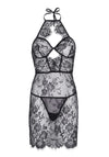 Spitzenkleid mit feiner Spitze und Blumenmuster | Leg Avenue