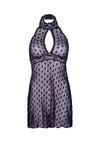 Süßes Babydoll Negligé mit Schleifchen Stickerein | Leg Avenue