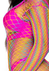 Mini Netzkleid mehrfarbig| Leg Avenue