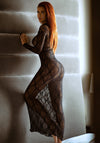 Langes elegantes Netzkleid | Leg Avenue