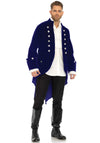 Kostüm - Historisch Blaue Samtjacke Offizier | Leg Avenue