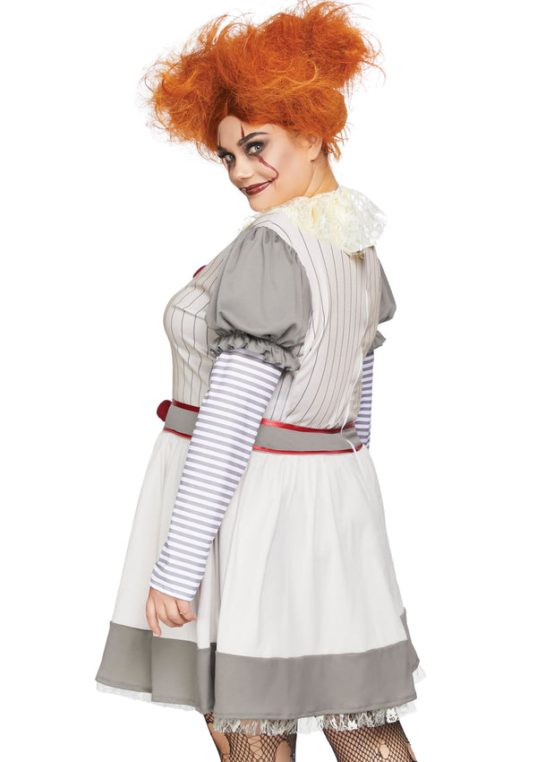 Kostüm - Verrückter Clown - Queen Size | Leg Avenue