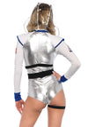 Kostüm - Galaxy Girl Bodysuit mit transparenter Kaputze | Leg Avenue