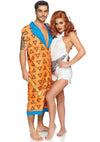 Kostüm - Jumpsuit orange mit Dreiecksmuster | Leg Avenue