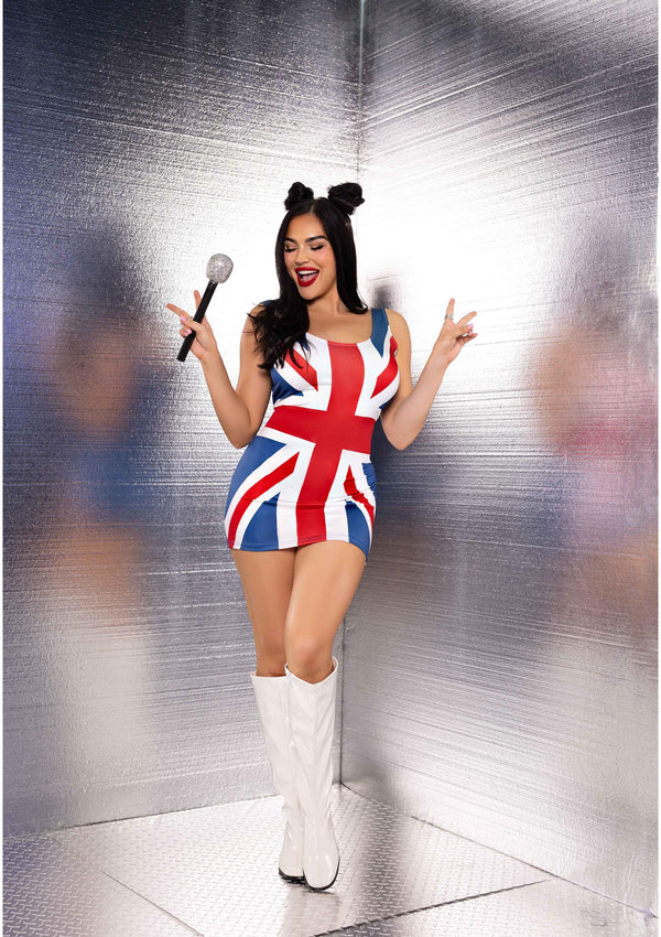 Kostüm - Britische Flagge Kleid von Leg Avenue – Ansicht 3