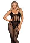 Netz-Bodysuit mit passendem Rock | Leg Avenue