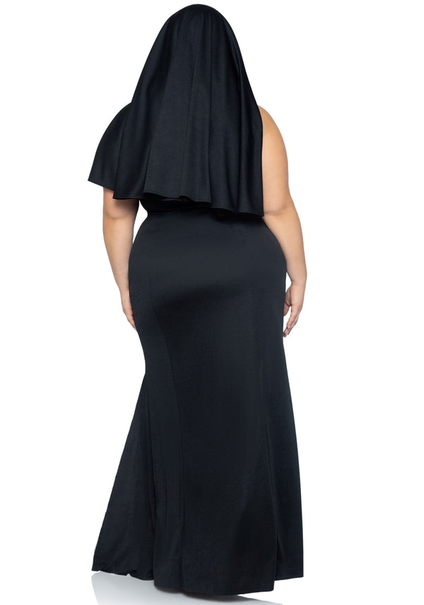 Kostüm - Sündige Nonne - Queen Size | Leg Avenue