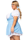 Kostüm - Gingham Dirndl - Queen Size | Leg Avenue