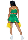 Kostüm - Cheerleaderin grün-gelb | Leg Avenue