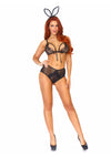 Dessous Set mit Hasenohren-Haarreif und Puschelschwanz von Leg Avenue – Ansicht 9