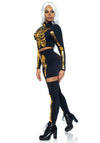 Kostüm - Elegantes Goldenes Sklettkostüm | Leg Avenue