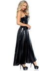 Kostüm - Sexy Ballkleid Lack schwarz | Leg Avenue