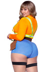 Kostüm - Bauarbeiterin - Queen Size | Leg Avenue