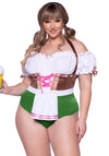 Kostüm - Bodysuit Dirndl Stil - Queen Size | Leg Avenue