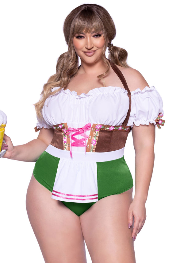 Kostüm - Bodysuit Dirndl Stil - Queen Size | Leg Avenue