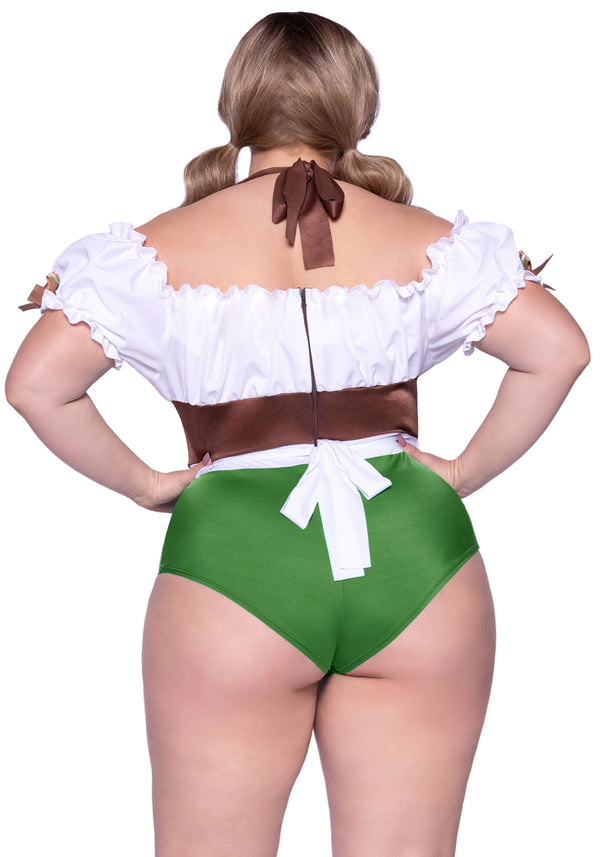 Kostüm - Bodysuit Dirndl Stil - Queen Size | Leg Avenue