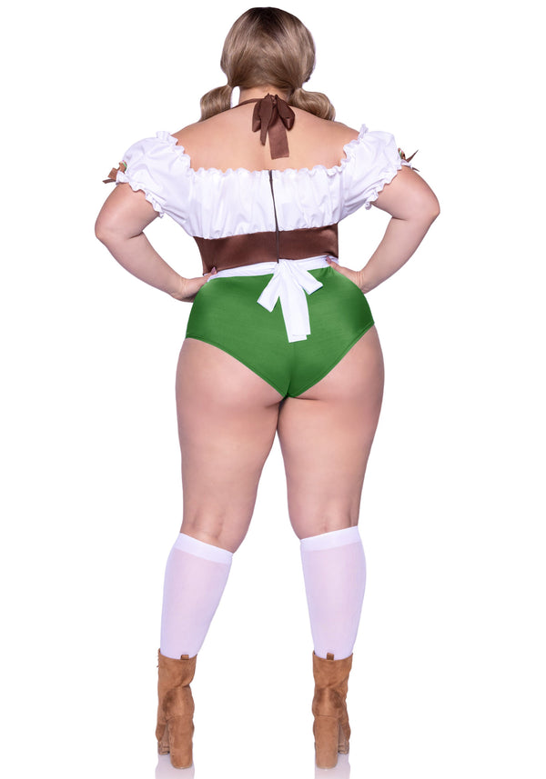 Kostüm - Bodysuit Dirndl Stil - Queen Size | Leg Avenue