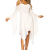 Weißes verführerisches Boho Kleid mit Gaze Ärmeln | Leg Avenue