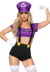 Kostüm - Waluigi Gamer Girl | Leg Avenue