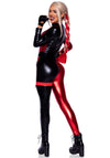 Kostüm- Super-Schurkin Rot- Schwarz| Leg Avenue