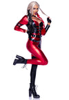 Kostüm- Super-Schurkin Rot- Schwarz| Leg Avenue