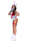 Kostüm - Weißes Kaninchen Bodysuit | Leg Avenue