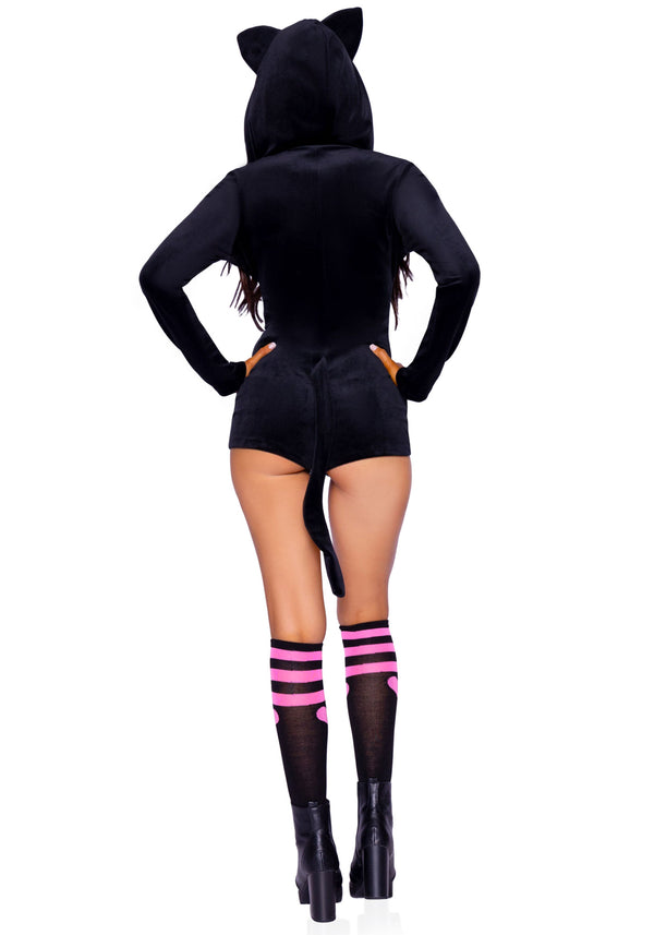 Kostüm - Schwarze Samt Katze | Leg Avenue