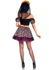 Kostüm - Farbintensives Ringelblumen-Kleid - Dia De Las Muertos | Leg Avenue