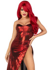 Shimmer Bodysuit mit Rock | Leg Avenue