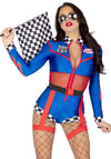 Kostüm - Cherry Bomb Racer Set 2-teilig | Leg Avenue
