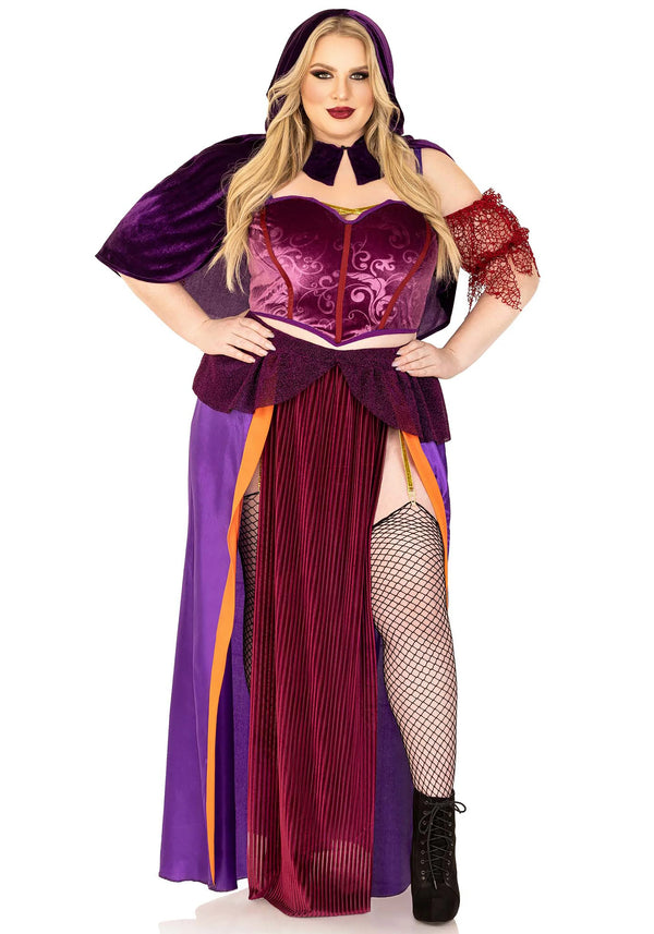 Kostüm - Dunkle Zauberin -Queen Size | Leg Avenue